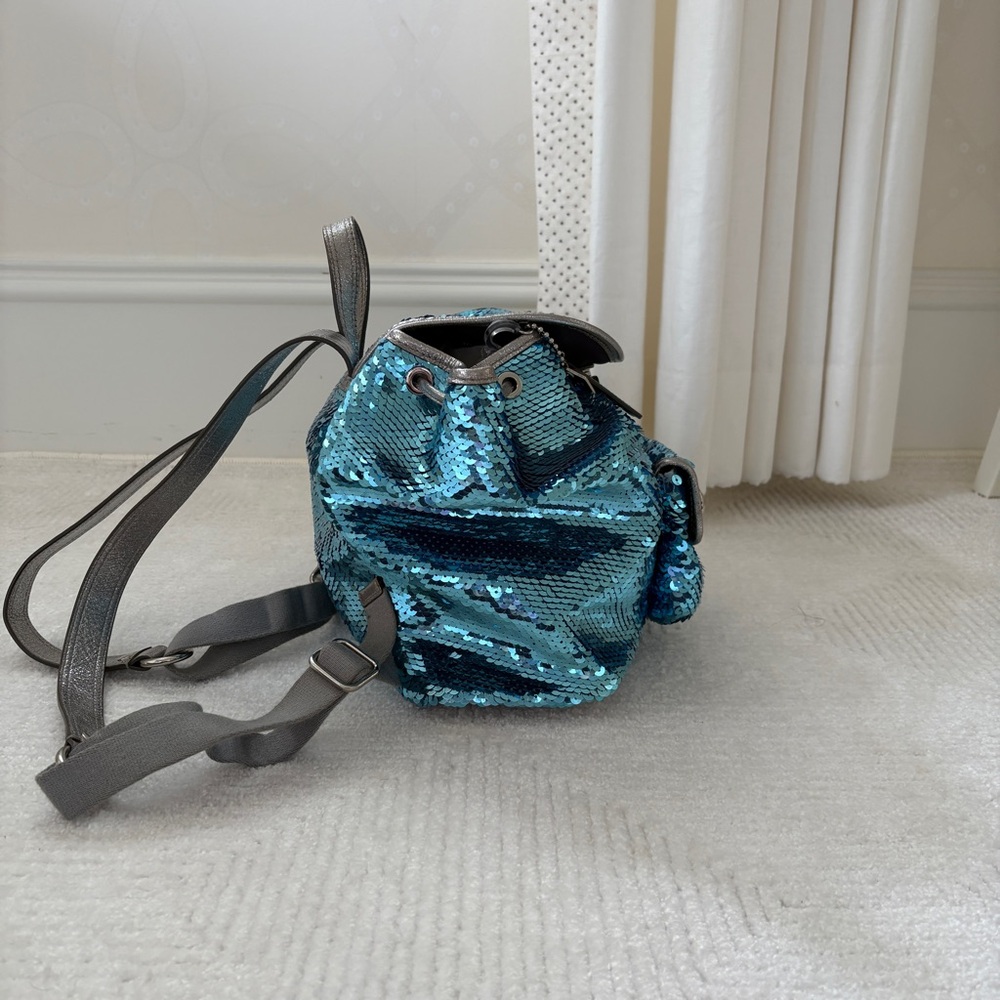 Coach Poppy Sequin Backpack - Picture 5 of 9
